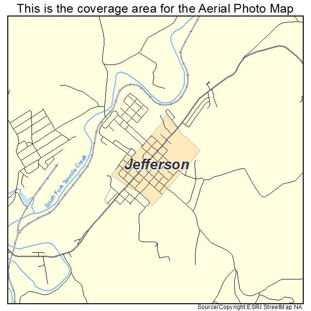 Jefferson, PA location map 