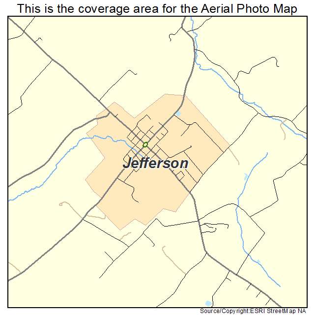 Jefferson, PA location map 