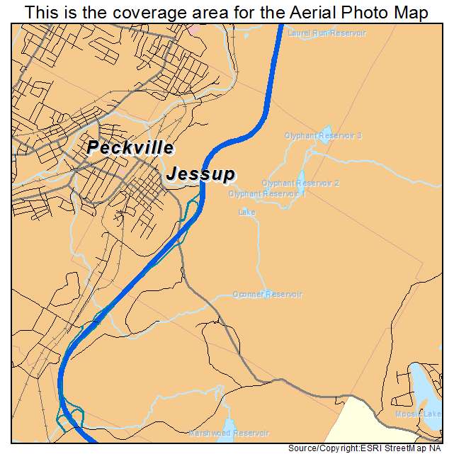Jessup, PA location map 