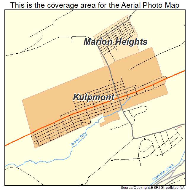 Kulpmont, PA location map 