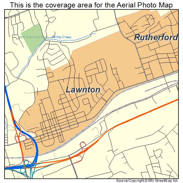 Lawnton, PA location map 