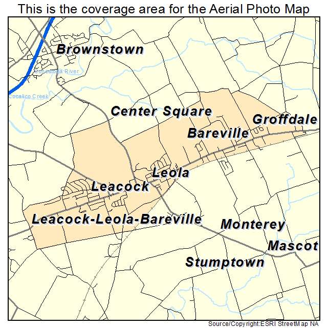 Leacock Leola Bareville, PA location map 