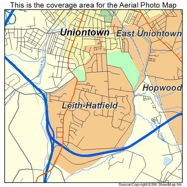 Leith Hatfield, PA location map 