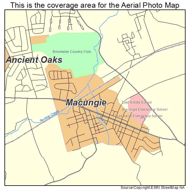 Macungie, PA location map 