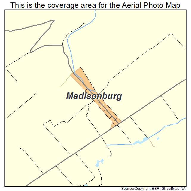 Madisonburg, PA location map 