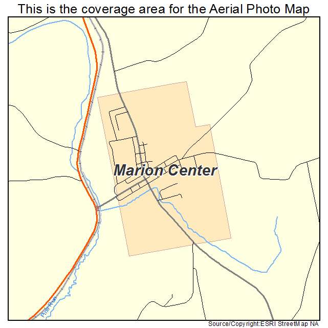 Marion Center, PA location map 
