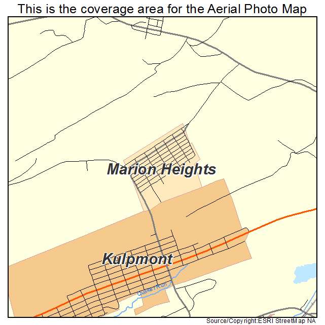 Marion Heights, PA location map 