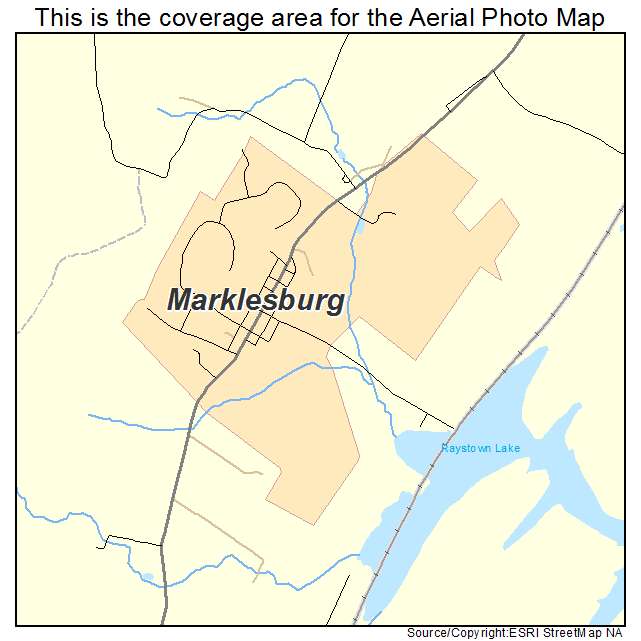 Marklesburg, PA location map 