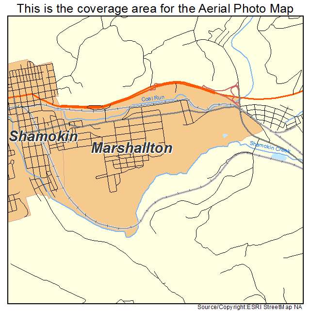 Marshallton, PA location map 