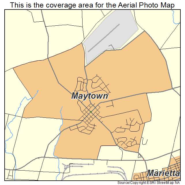 Maytown, PA location map 
