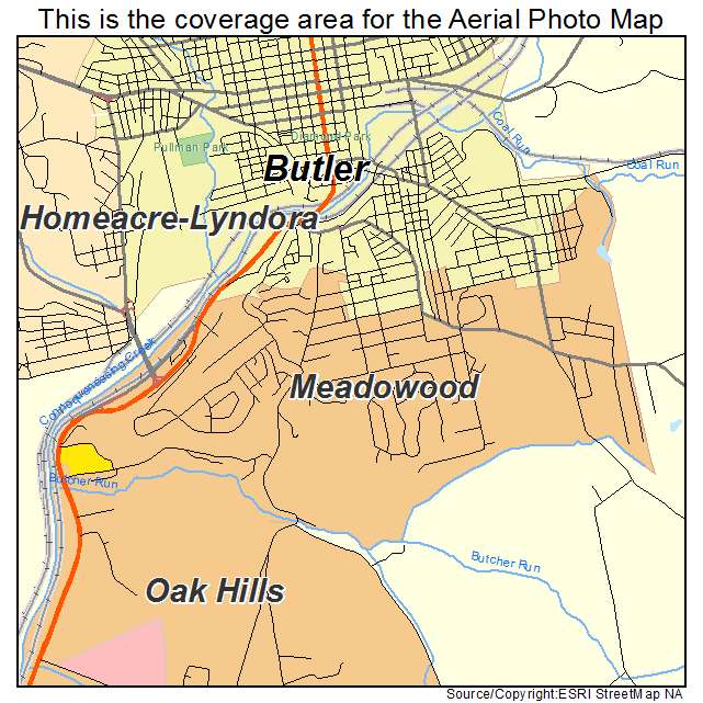 Meadowood, PA location map 