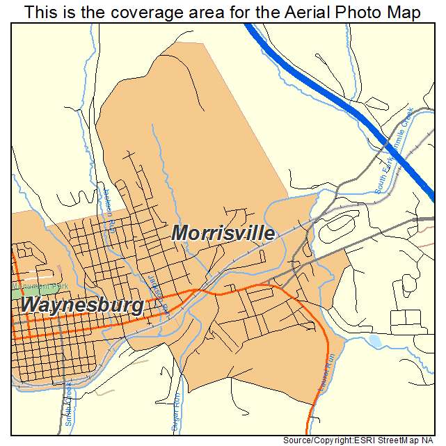 Morrisville, PA location map 