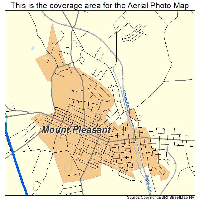 Mount Pleasant, PA location map 