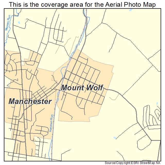 Mount Wolf, PA location map 
