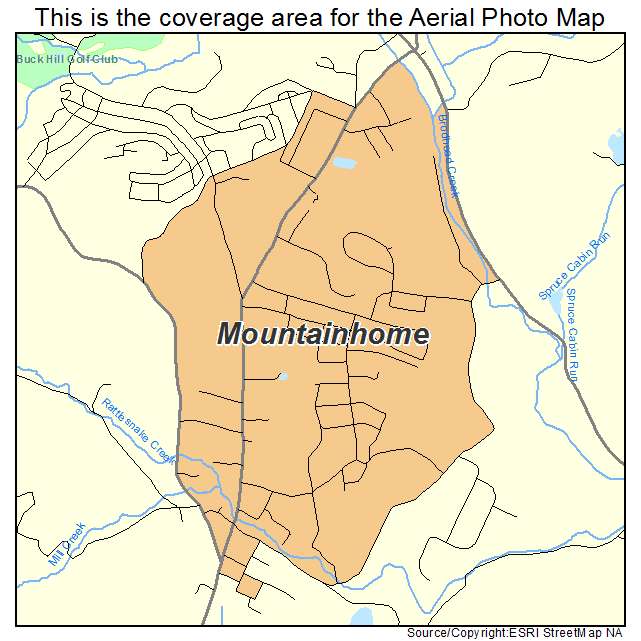 Mountainhome, PA location map 