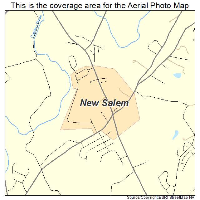 New Salem, PA location map 