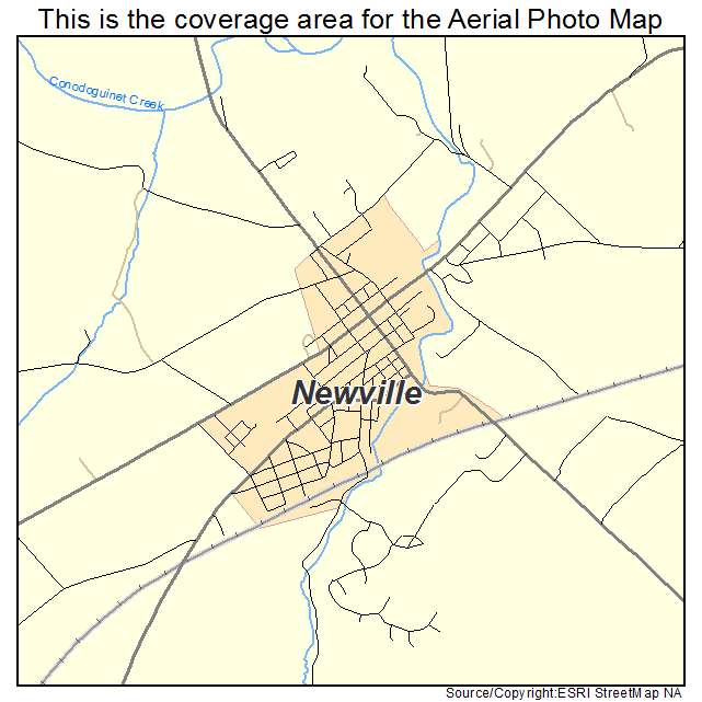 Newville, PA location map 