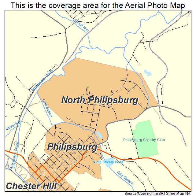 North Philipsburg, PA location map 