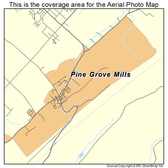 Pine Grove Mills, PA location map 