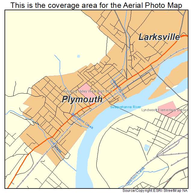 Plymouth, PA location map 