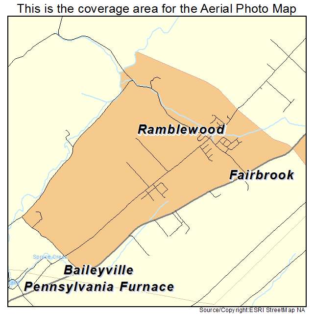 Ramblewood, PA location map 