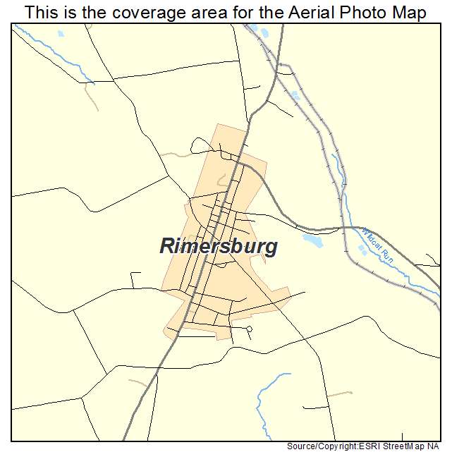 Rimersburg, PA location map 