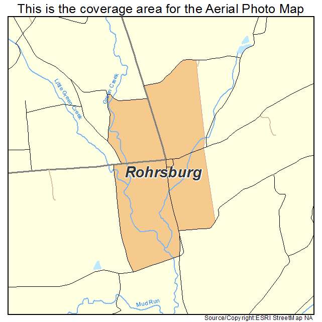 Rohrsburg, PA location map 