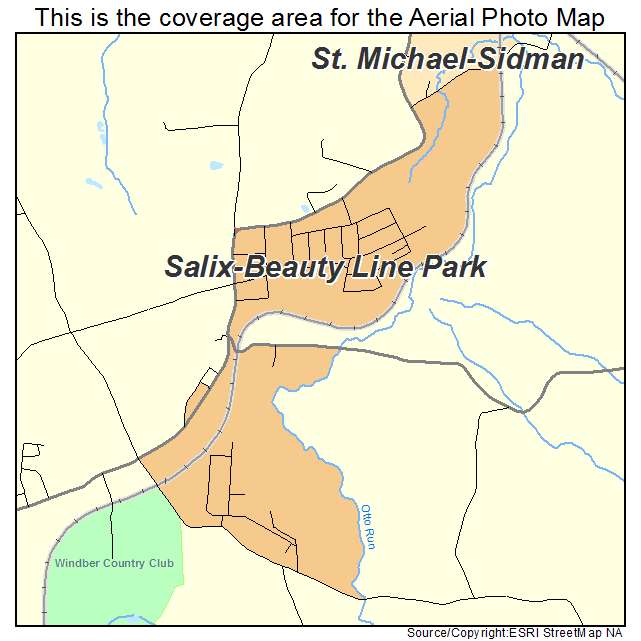 Salix Beauty Line Park, PA location map 