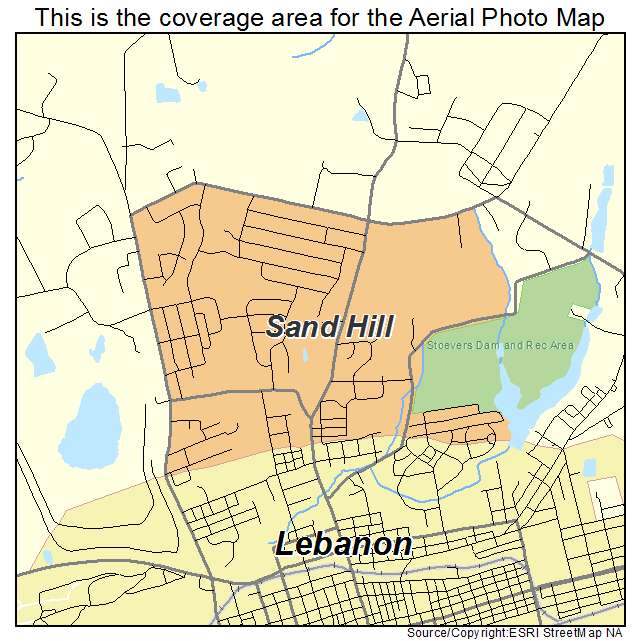 Sand Hill, PA location map 