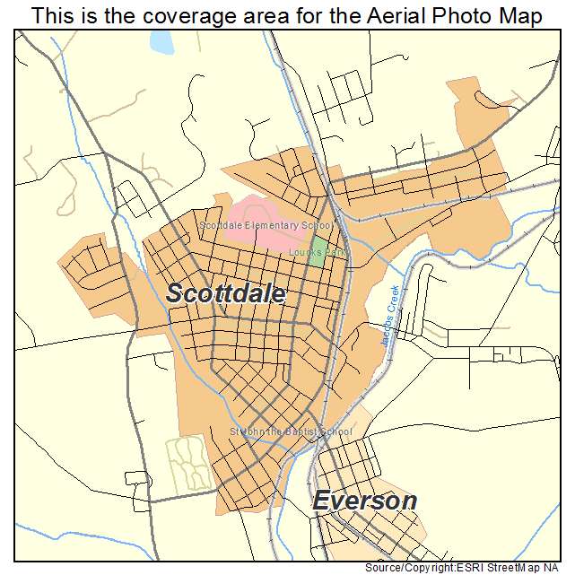 Scottdale, PA location map 