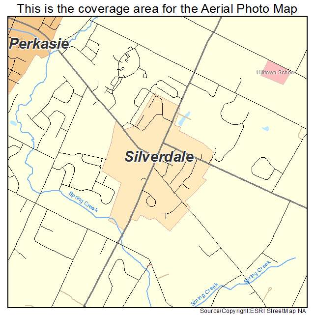 Silverdale, PA location map 