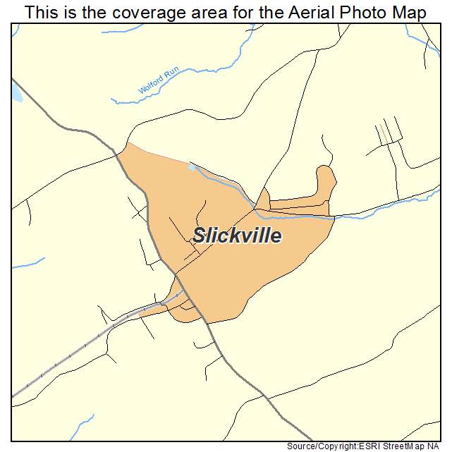 Slickville, PA location map 