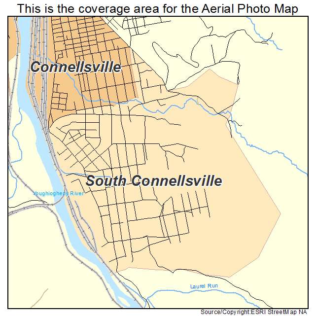 South Connellsville, PA location map 