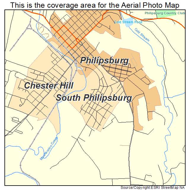 South Philipsburg, PA location map 