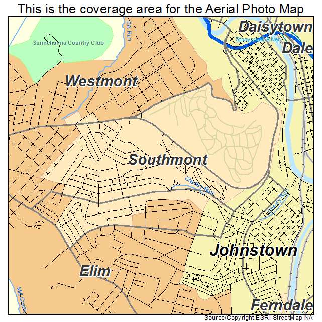 Southmont, PA location map 