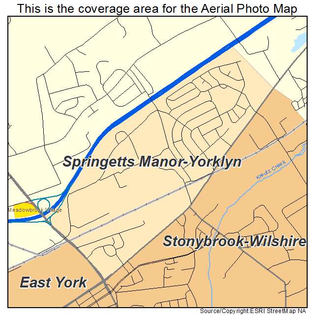 Springetts Manor Yorklyn, PA location map 