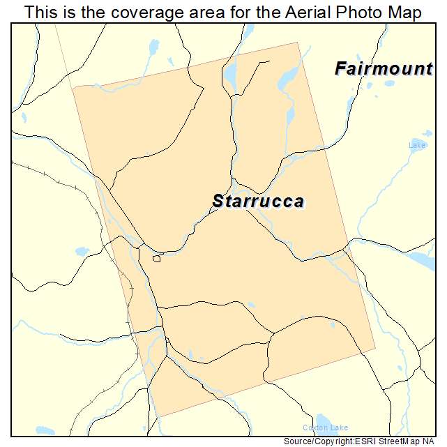 Starrucca, PA location map 