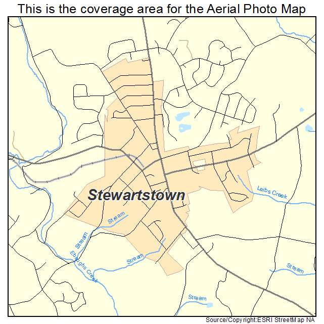 Stewartstown, PA location map 