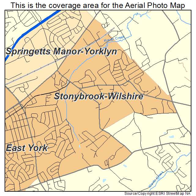 Stonybrook Wilshire, PA location map 