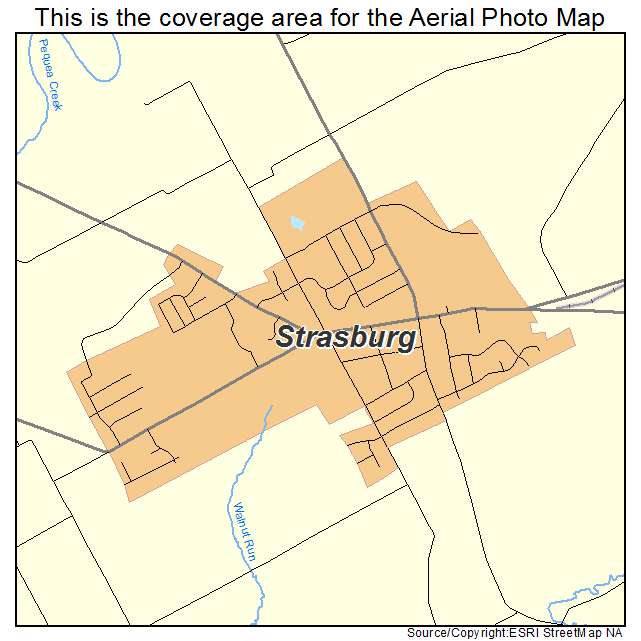 Strasburg, PA location map 