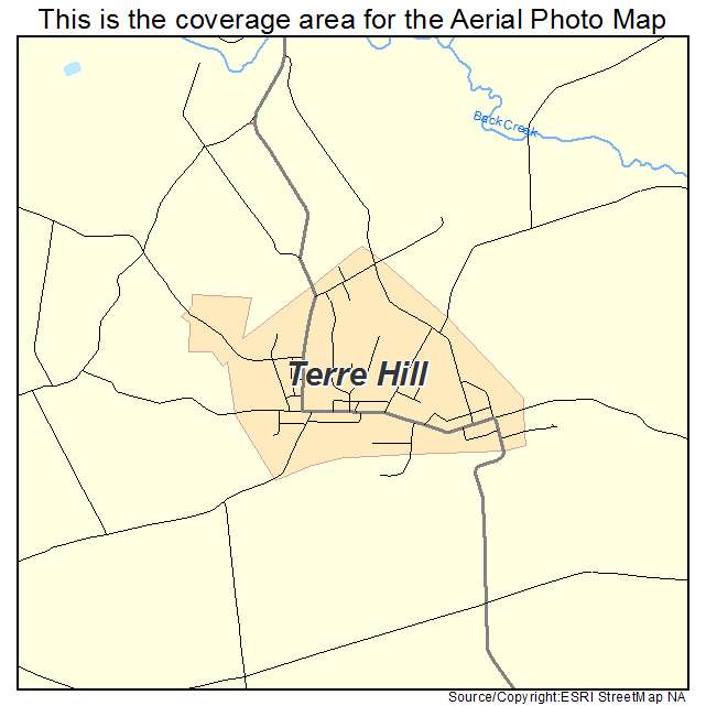 Terre Hill, PA location map 