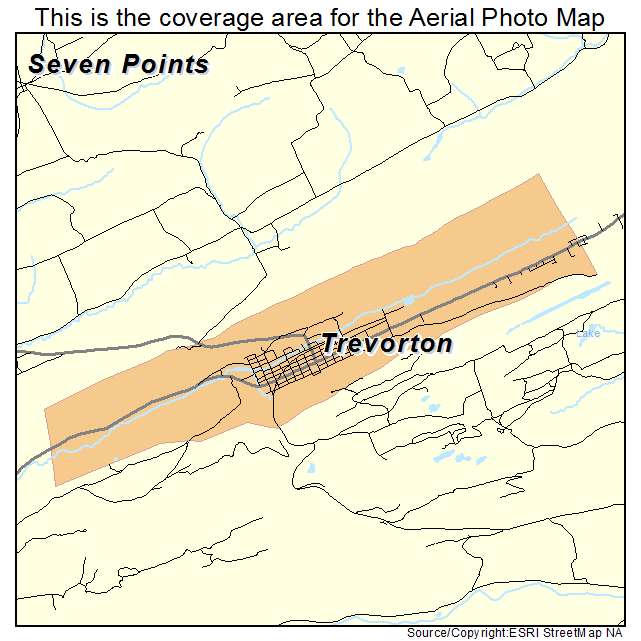 Trevorton, PA location map 