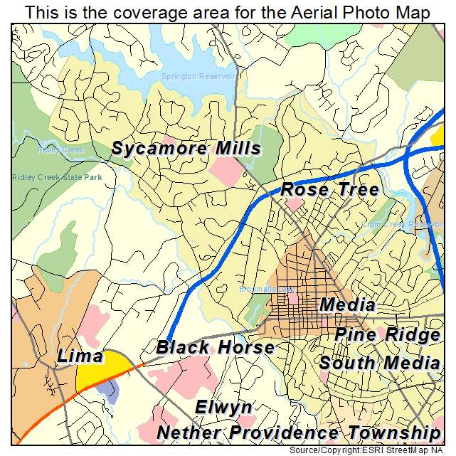 Upper Providence Township, PA location map 