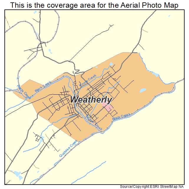 Weatherly, PA location map 