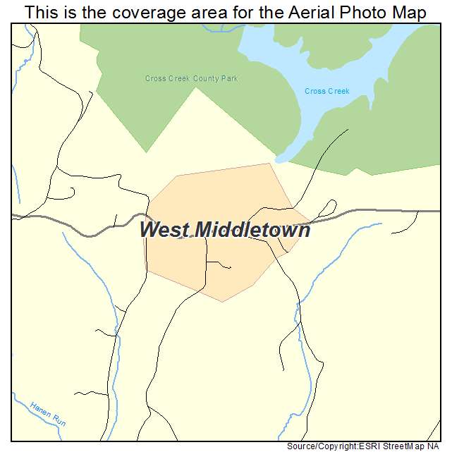 West Middletown, PA location map 