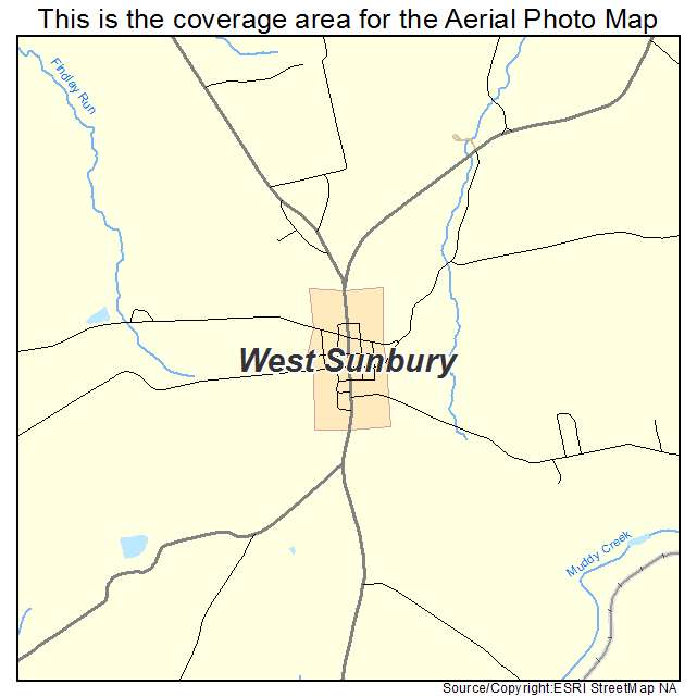 West Sunbury, PA location map 