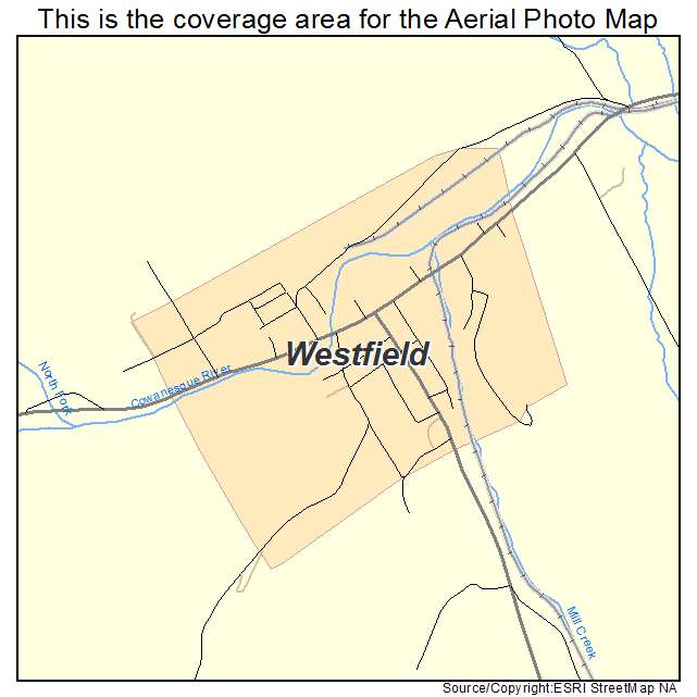 Westfield, PA location map 