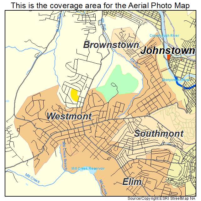 Westmont, PA location map 