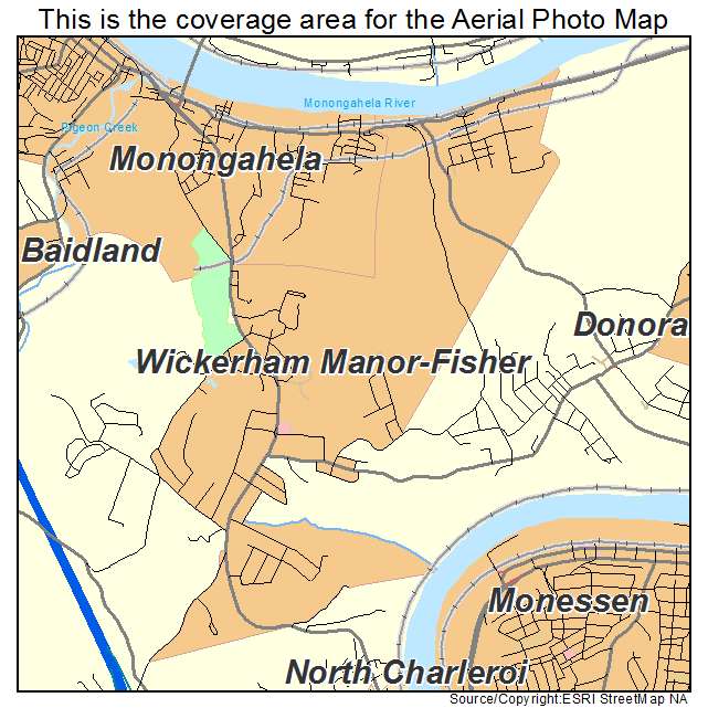 Wickerham Manor Fisher, PA location map 