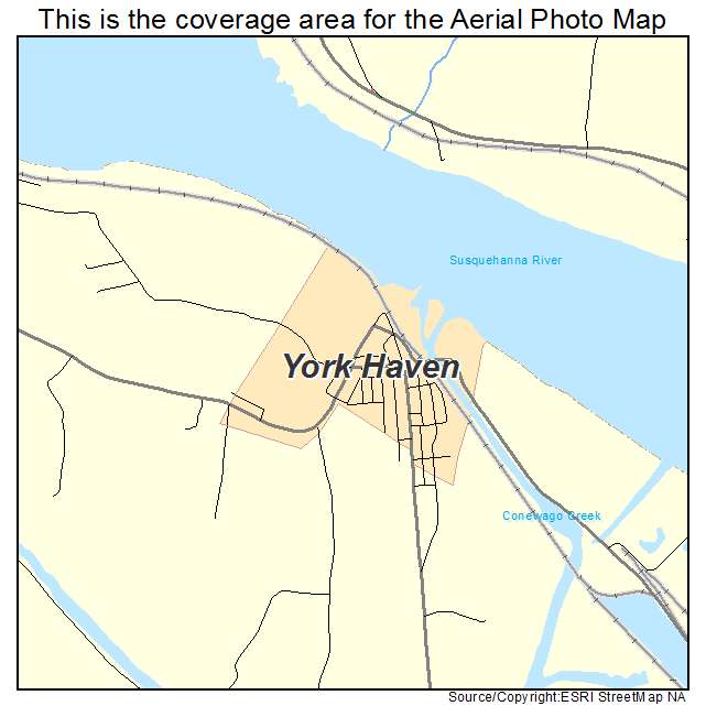 York Haven, PA location map 